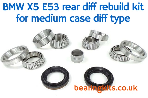 x5 bmw diff noise rebuild kit