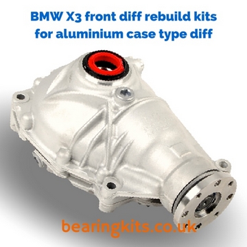 bmw x3 front diff aluminium type