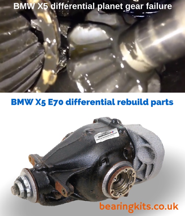 bmw x5 e70 diff planet gears