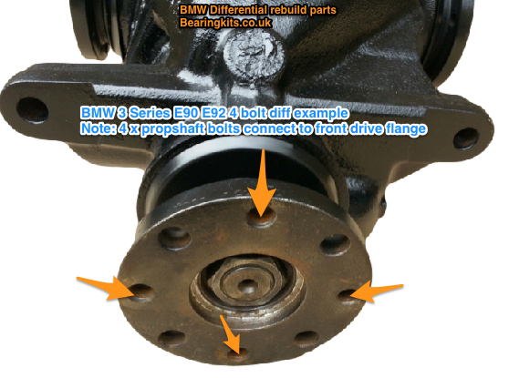 BMW 3 series 4 bolt rear differential for e90 e91 e92