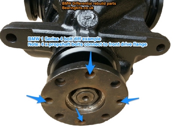 BMW 1 Series 4 bolt differential noisy