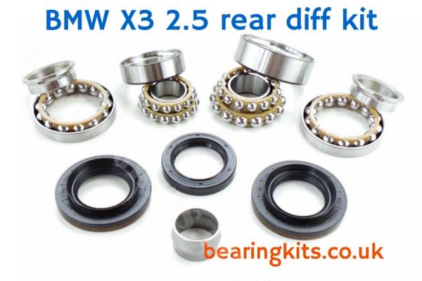 BMW X3 SERIES 4 bolt REAR DIFFERENTIAL NOISE REPAIR KIT