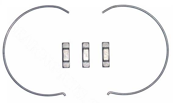 3rd & 4th GEAR FORD 2000e  GEARBOX SYNCHRO HUB SPRINGS & BLOCKER BARS