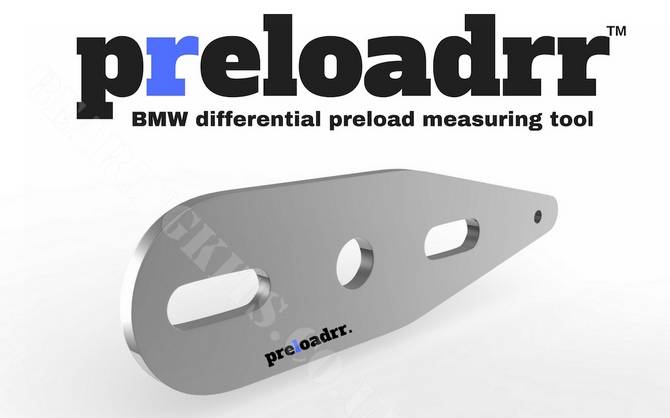 BMW E30 3 Series diff pinion bearing preload torque measuring gauge tool