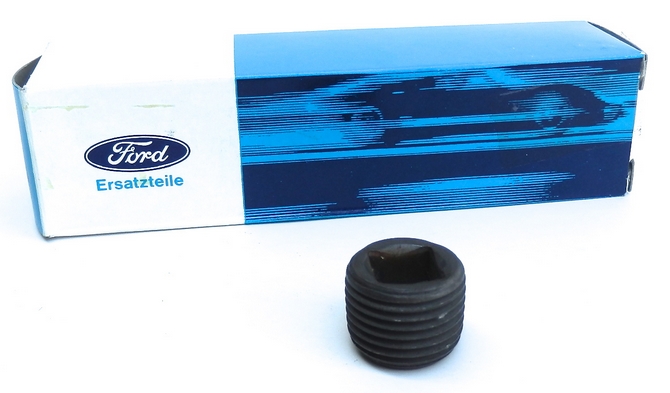Original steel oil filler plug for Ford Type 3 4 speed transmission