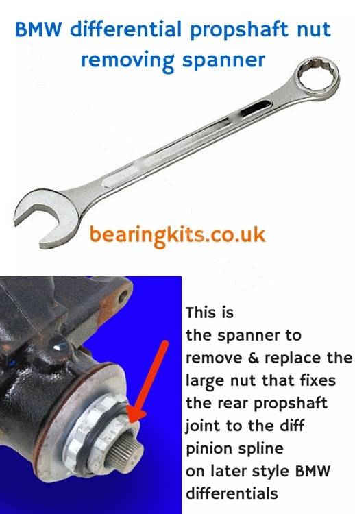 BMW Differential big propshaft nut spanner