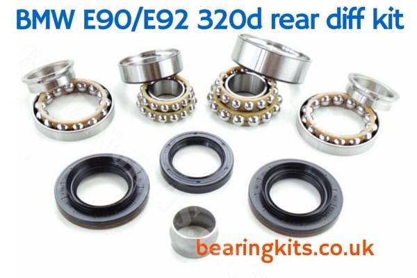 2x Rear Brake Caliper Rebuild Kit For BMW 3 Series E90 E93 2004-2012 300mm Rotors | Seinsa Autofren BCR0016AX2