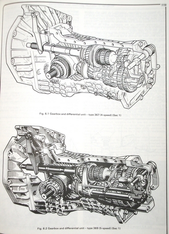 RENAULT BV 367 369 (UN1) GEARBOX REBUILD MANUAL BOOK