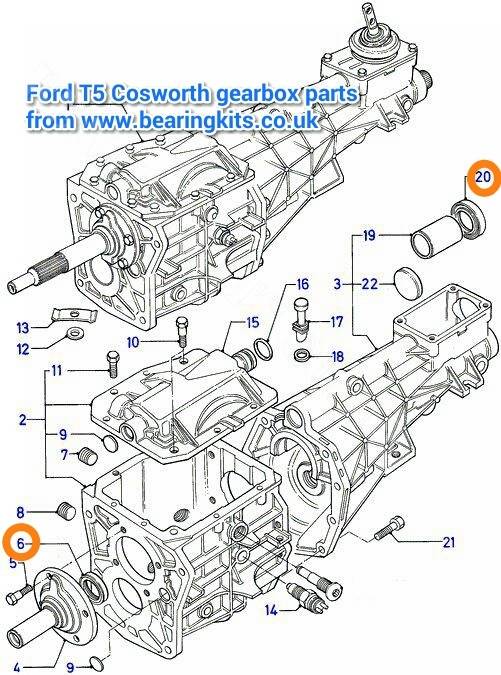 Ford sierra gearbox parts #9