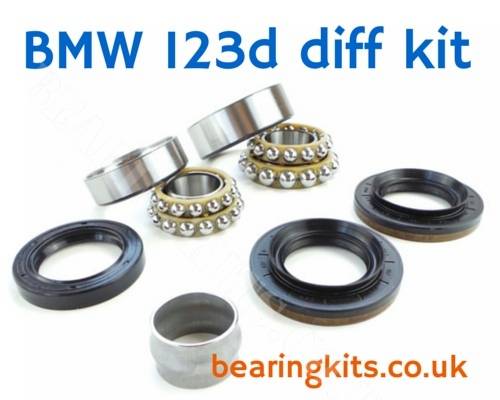 BMW 1 Series 123d differential pinion bearing noise repair kit