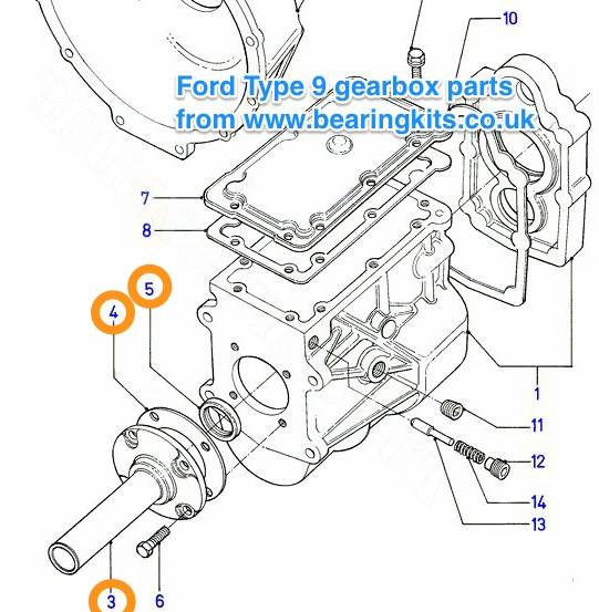 Ford sierra gearbox parts #1