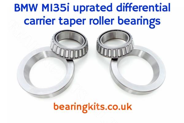 BMW 3 series 335i differential 6MT pair of uprated taper roller style diff bearings
