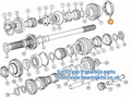 UPRATED HEAVY DUTY 2ND GEAR SYNCHRO RING FOR FORD TYPE 9 GEARBOX