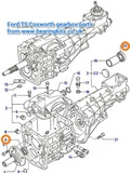 FORD SIERRA COSWORTH T5 GEARBOX OIL SEALS