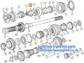 FORD SIERRA Type 9 GEARBOX 4th gear synchro ring