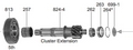 Tremec T56 gearbox rear 5th / 6th gear cluster extension bearing fits Aston Martin Vanquish & DB7