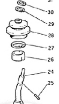 ZF S5-18/3 Gearbox getriebe Gearstick selector spring and bush kit