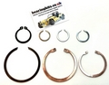 Type 9 Ford Sierra gearbox circlip snap ring circlip set of seven pieces