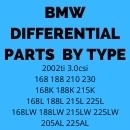 DIFF REBUILD PARTS FOR BMW BY DIFFERENTIAL TYPE AND SIZE