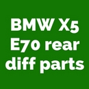 BMW X5 front and rear diff repair parts and rebuild spares