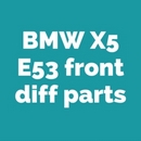 BMW X5 front and rear diff repair parts and rebuild spares