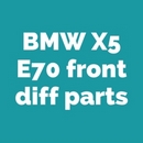 BMW X5 front and rear diff repair parts and rebuild spares